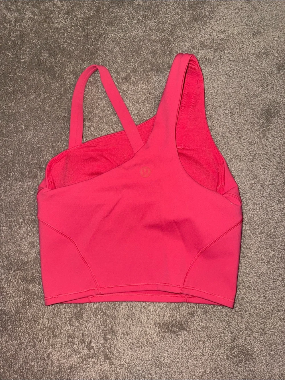 Lulu Lemon Hot Pink Asymmetrical Top